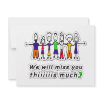 Miss You Custom Invitations
