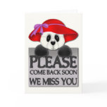 Miss You Panda cards