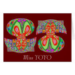 Miss  YOYO Greeting Cards