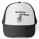 Missing No For President! hats