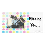 Missing You - 60's photo cards