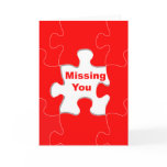 missing you cards