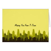 Missing You From T-Town Greeting Card