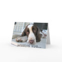 Missing you - greeting card