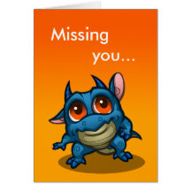 "Missing you..." Proo Dragon Card
