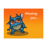 "Missing you..." Proo Dragon Postcard