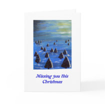 Missing you this Christmas Greeting Cards
