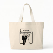 "Mission Accomplished" Marriage Tote Bag
