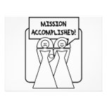 "Mission Accomplished" Marriage (homosexual) Custom Announcements