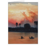 "Mission Beach" Sunset on Water cards