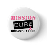 Mission Cure Breast Cancer buttons