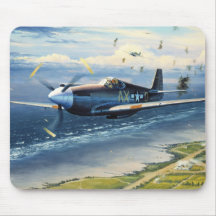 Mission Over Normandy by William S. Phillips Mouse Pad