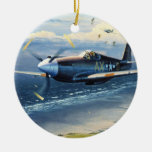 Mission Over Normandy by William S. Phillips Christmas Ornaments