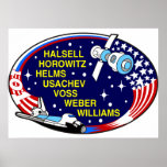 Mission Patch of the STS-101 Shuttle Mission - 200 Print