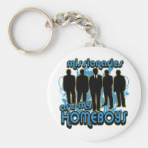 Missionaries Are My Homeboys Keychain