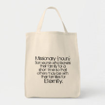 Missionaries Eternity Canvas Bag