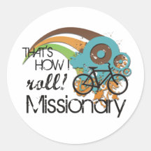 Missionary How I Roll Sticker