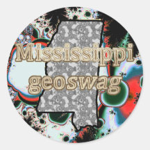 Mississippi Geocaching Supplies Stickers Geoswag