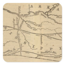 Mississippi, Louisiana, Arkansas Square Sticker