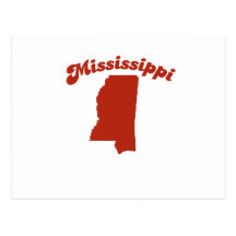 MISSISSIPPI Red State Postcards