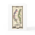 Mississippi River Map 1858 cards