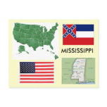 Mississippi USA postcards
