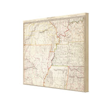 Missouri, Ill, Ky, Tenn, Ala, Miss, Ark Canvas Prints