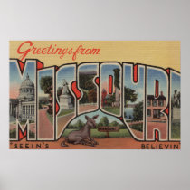 Missouri (Seein's Believin') - Large Letter Print