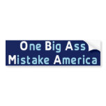 Mistake America Bumper Sticker bumper stickers