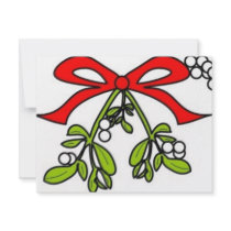 mistletoe custom invite