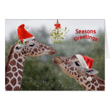 Mistletoe Moments Christmas Card