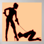 Mistress and femsub Boot Lick Poster posters