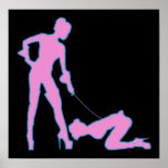 Mistress and femsub Boot Lick Poster posters
