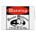 Mistress BDSM cards