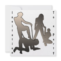 Mistress with femslave Silhouette