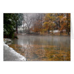 Misty Firwood Lake at Laurelhurst Park Card