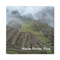 "Misty Machu Picchu" magnet