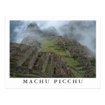 "Misty Machu Picchu" postcard