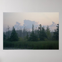 Misty Michigan Morning print