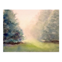 MISTY MORNING -2 POSTCARD