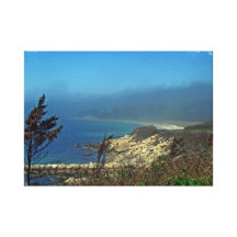 Misty Morning at Nobska Point - Cape Cod MA Stretched Canvas Prints