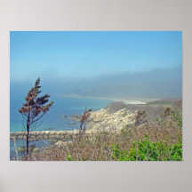 Misty Morning at Nobska Point - Cape Cod MA Print