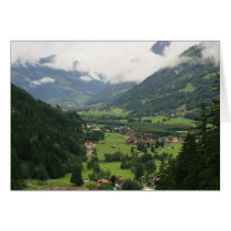 Misty morning in the Alps Greeting Card