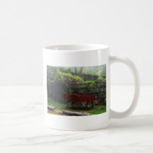 Misty Morning in the Garden Coffee Mug