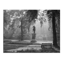 Misty Morning In The Square Post Cards