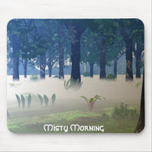 Misty Morning Mouse Pads