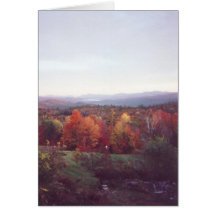 "Misty Morning, October 15, 2008" Card
