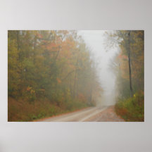 Misty Morning Poster