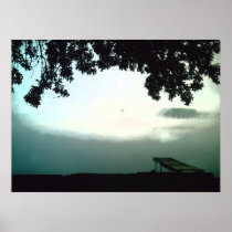 Misty morning print
