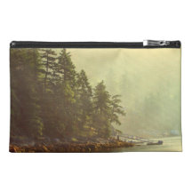 Misty Ocean Landscape at Dawn Travel Accessories Bag